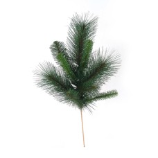 19 Inch Artificial Green Mixed Pine Spray x 9 (LOT OF 1 PC.) SALE ITEM